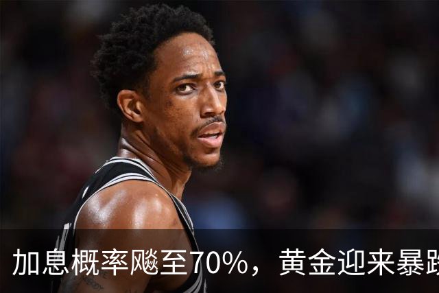 加息概率飚至70%，黄金迎来暴跌！